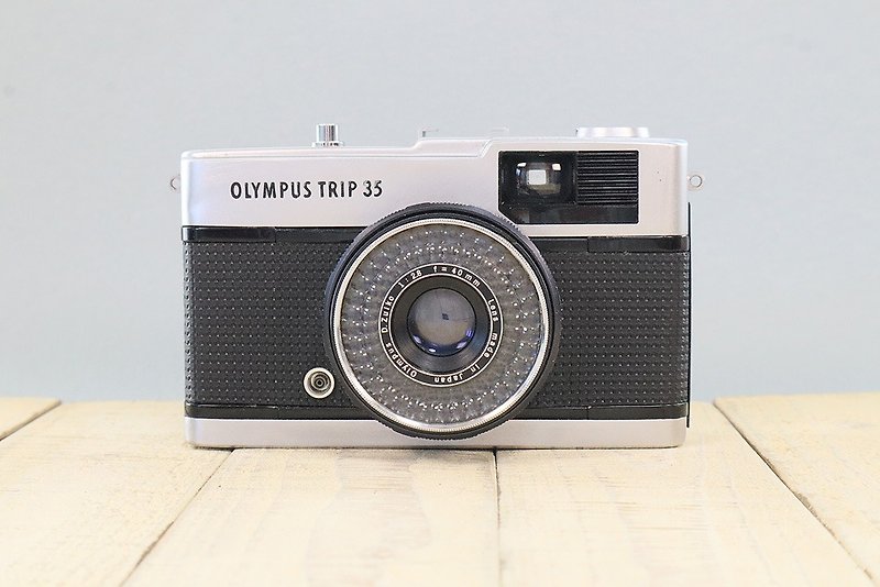 [Fully functional] Old film camera Olympus OLYMPUS TRIP35 S/N2474612 P054 - Cameras - Other Metals Black