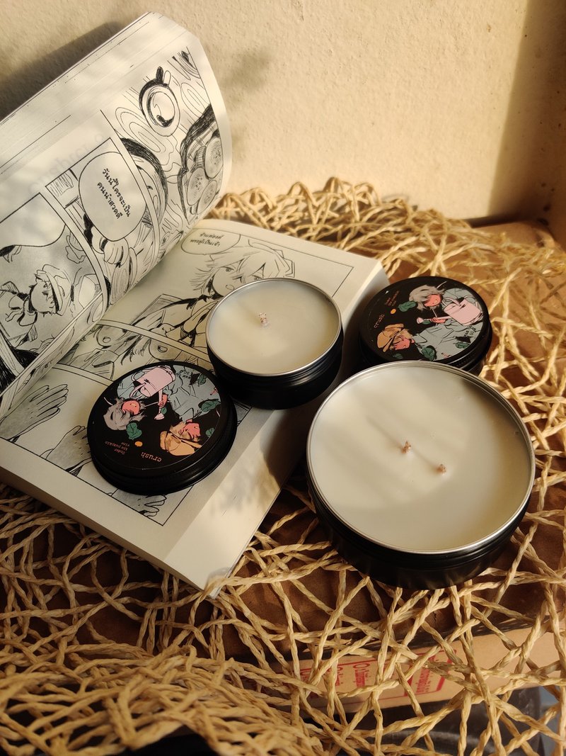 Under the pumpkin vine candle - 香氛蠟燭/燭台 - 其他材質 