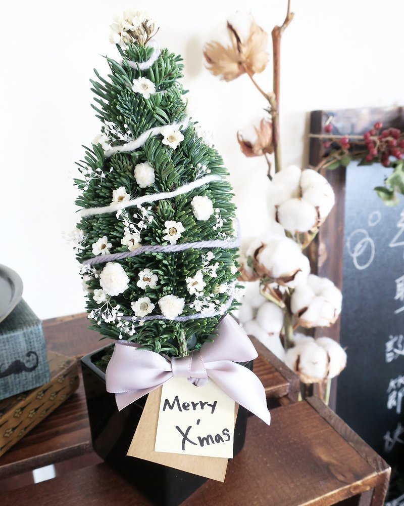 ▫One spendthrift ▫ warm winter forest snow on Christmas Eve Christmas table decorations - ตกแต่งต้นไม้ - พืช/ดอกไม้ 