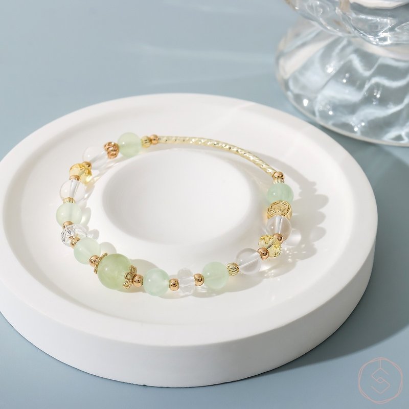 Dinner party | crystal bracelet - Bracelets - Crystal Green