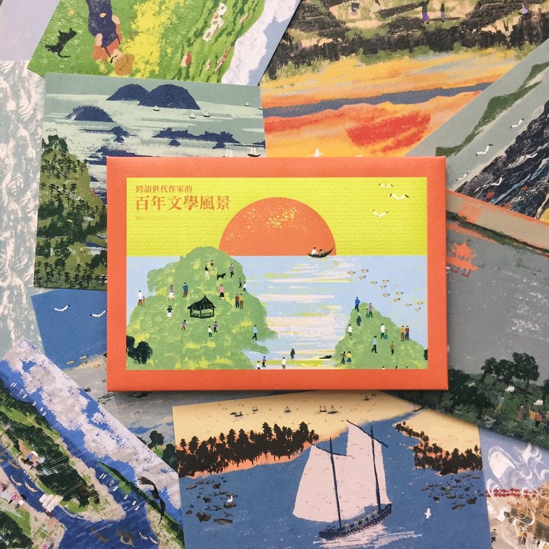 跨語世代百年文學風景明信片套裝 Post Card - 卡片/明信片 - 紙 