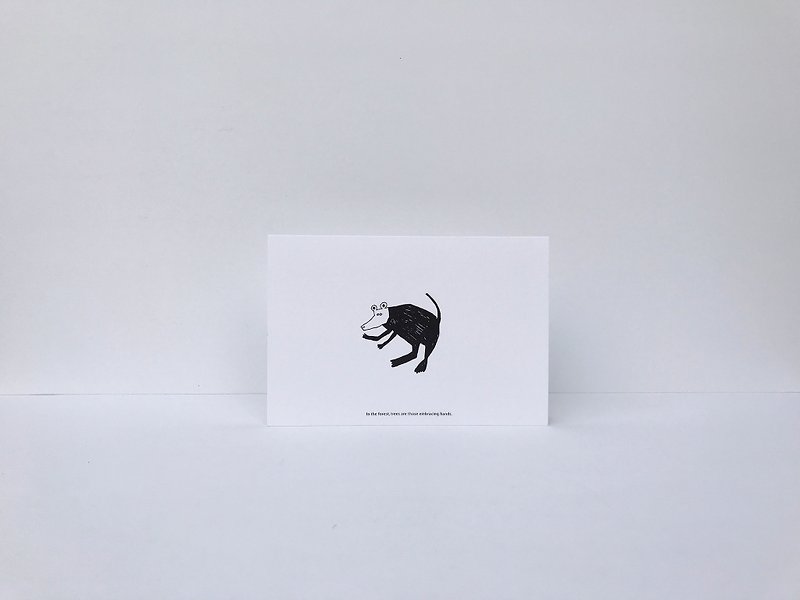 | 鼠 | 森林燦燦萬用卡片 |附信封 - 心意卡/卡片 - 紙 黑色