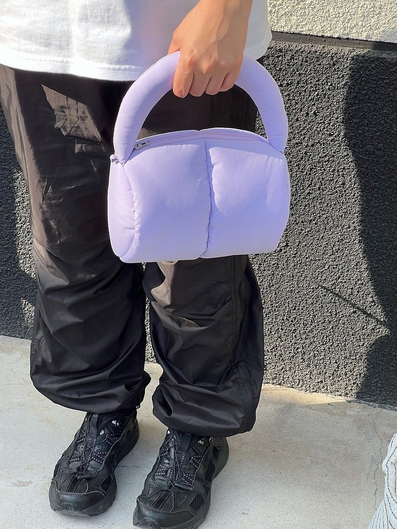 TANKARD BAG-Lilac - Handbags & Totes - Polyester White
