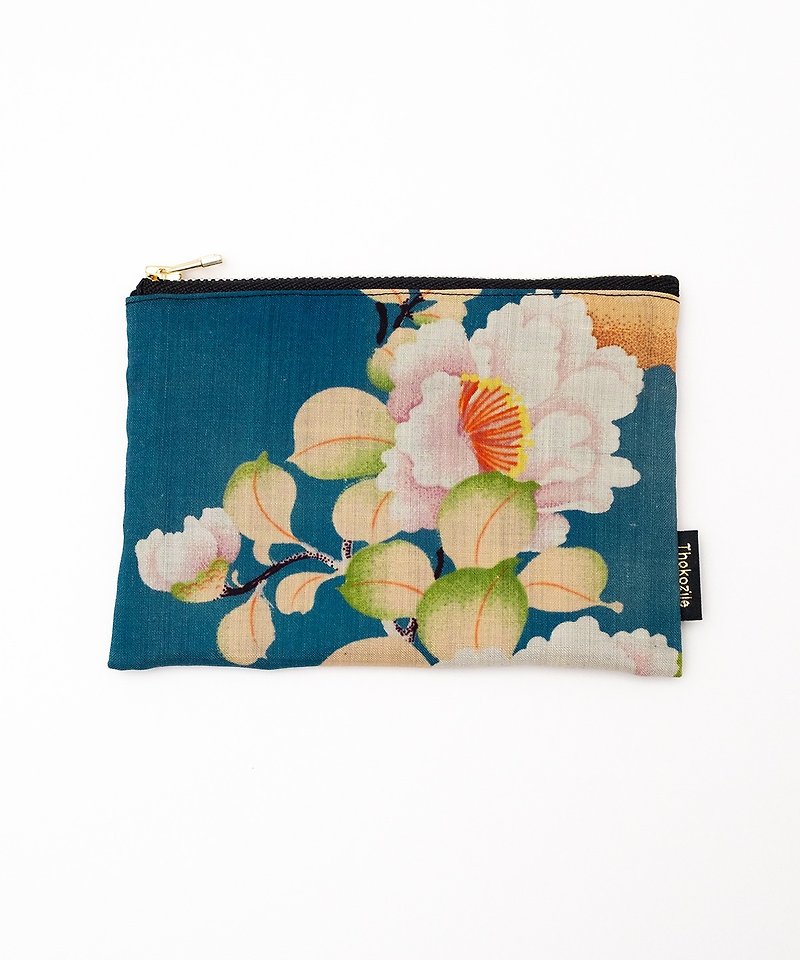 Vintage kimono small pouch - Toiletry Bags & Pouches - Cotton & Hemp Multicolor