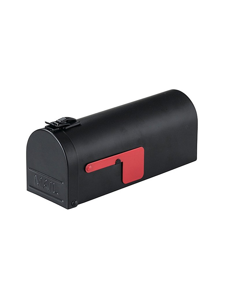 SUSS-Japan Magnets American Retro Mailbox Styling Storage Box / Pencil Box / Pen Bag (Black) - กล่องดินสอ/ถุงดินสอ - โลหะ สีดำ