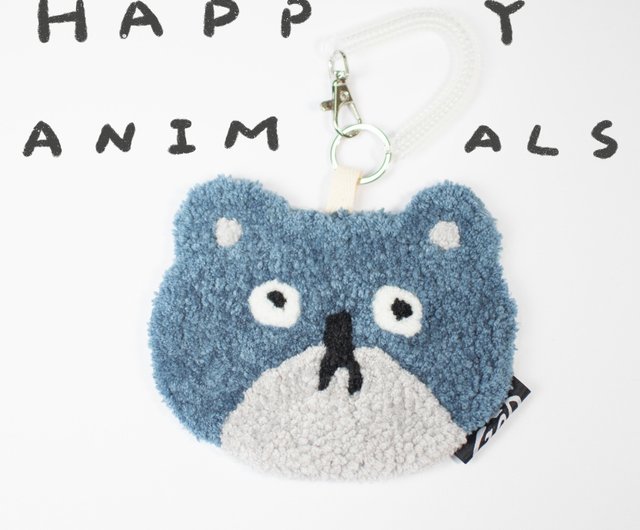 ハンドメイド】クマのぬいぐるみ ヒョウ柄 羽根付き 手作り