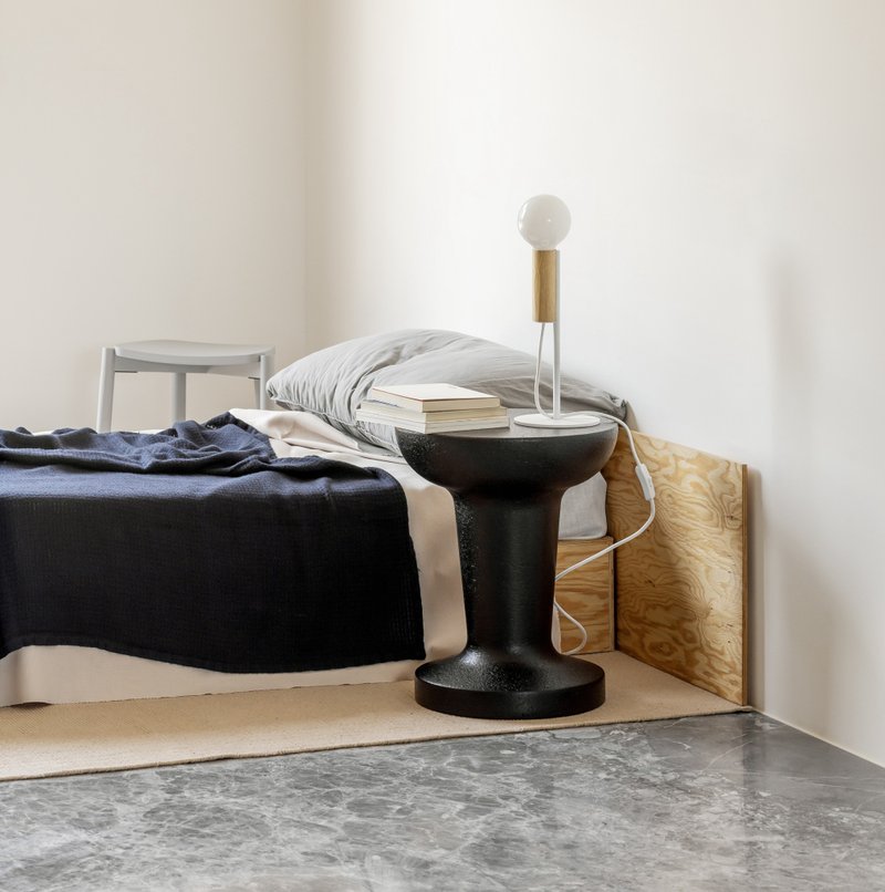 PUSHPIN Adult | cork stool - side table | dark cork - เฟอร์นิเจอร์อื่น ๆ - ไม้ก๊อก สีดำ