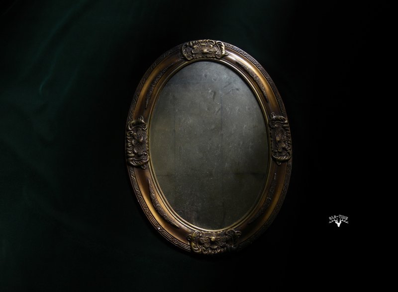 【老時光 OLD-TIME】早期台灣製掛鏡壁鏡 - 擺飾/家飾品 - 其他材質 