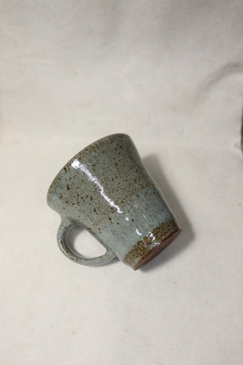 青瓷手把杯 - 咖啡杯/馬克杯 - 陶 