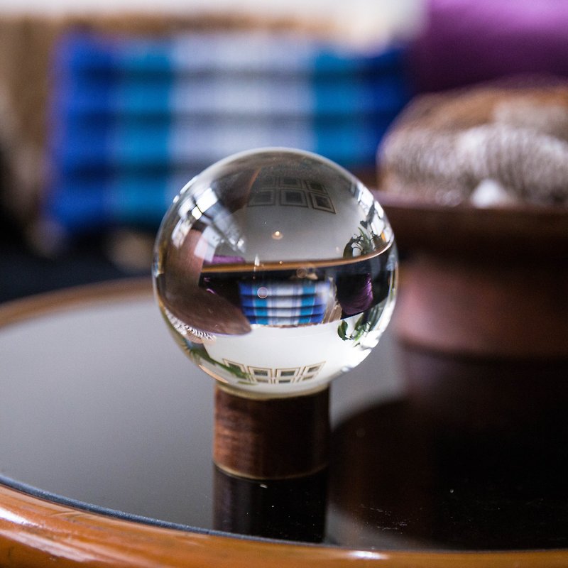 棲仙 SECLUSION OF SAGE / 水晶球－90mm - 裝飾/擺設  - 玻璃 透明