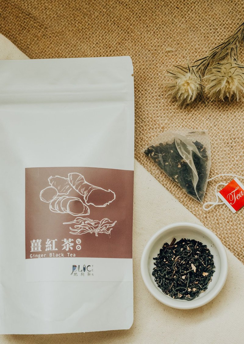 暖心暖胃 生薑紅玉紅茶 無糖薑紅茶 原葉立體茶包 - 茶葉/茶包 - 新鮮食材 咖啡色