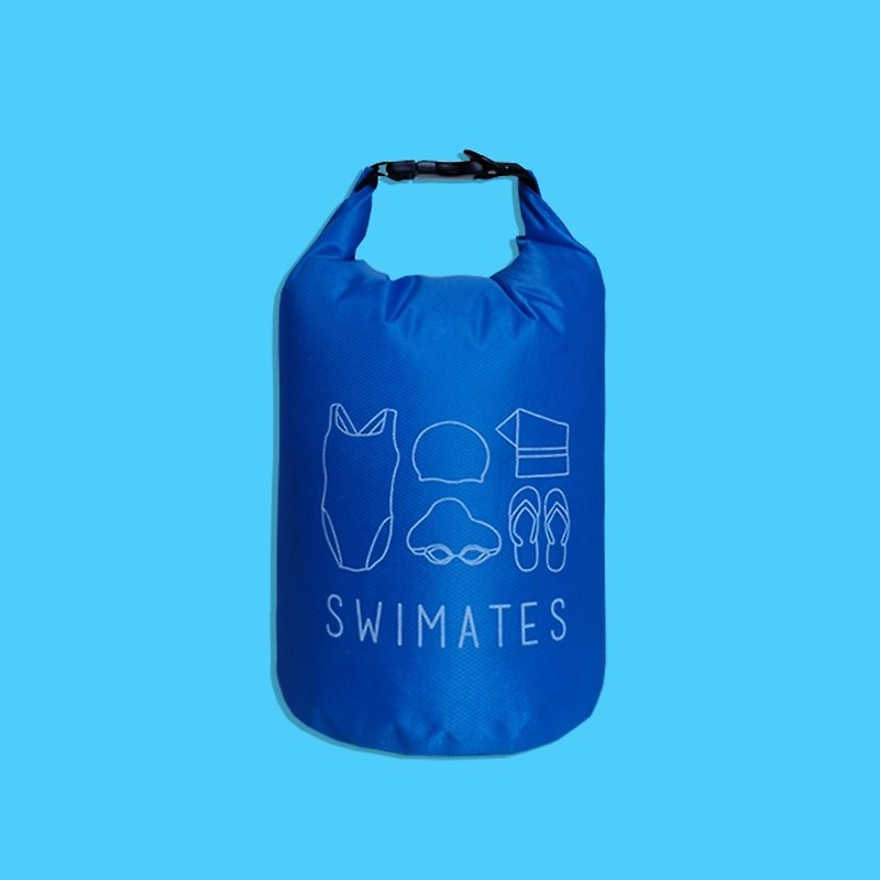 Blue 5L Waterproof Soft Drybag - อุปกรณ์เสริมกีฬา - พลาสติก สีน้ำเงิน