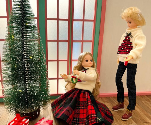 29 特別価格　ギンガムチェック　ギャザーマキシスカート　リカちゃん　ブライス 25 特別価格 ギンガムチェック ギャザーマキシスカート リカ