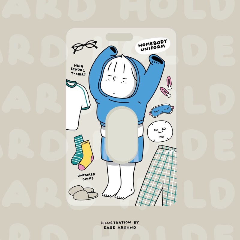 CARD HOLDER - HOMEBODY CORE - 證件套/識別證套 - 塑膠 藍色