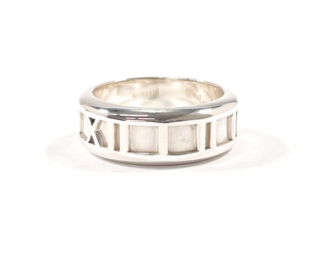 【極美品】ティファニー　アトラスリング　10号 シルバー925 Tiffany&Co.(ティファニー) アトラス リング 2006年限定 10号