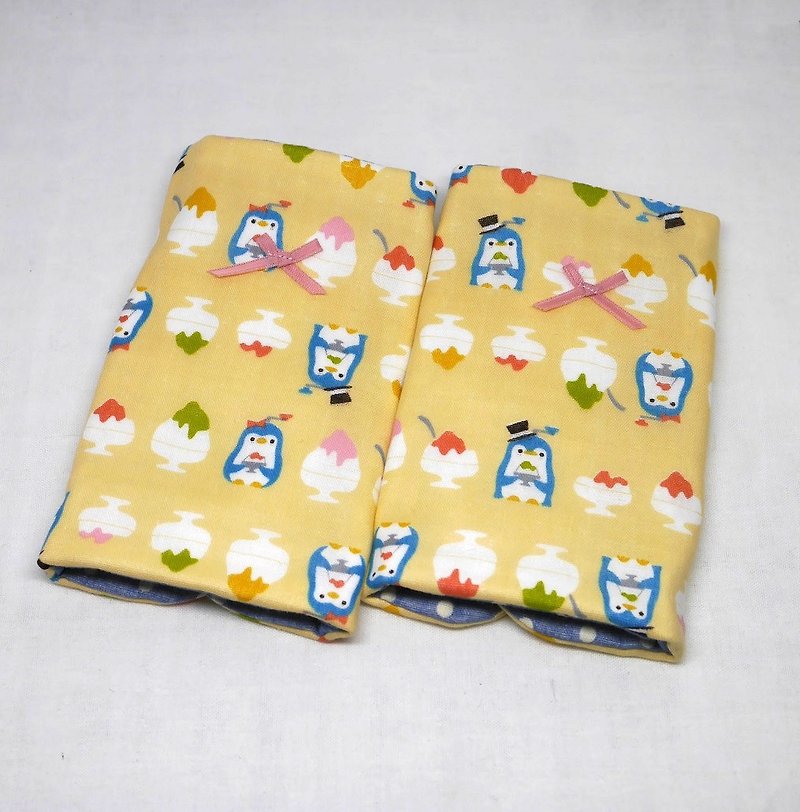 Japanese Handmade 8-layer-gauze droop sucking pads - Baby Accessories - Cotton & Hemp Yellow
