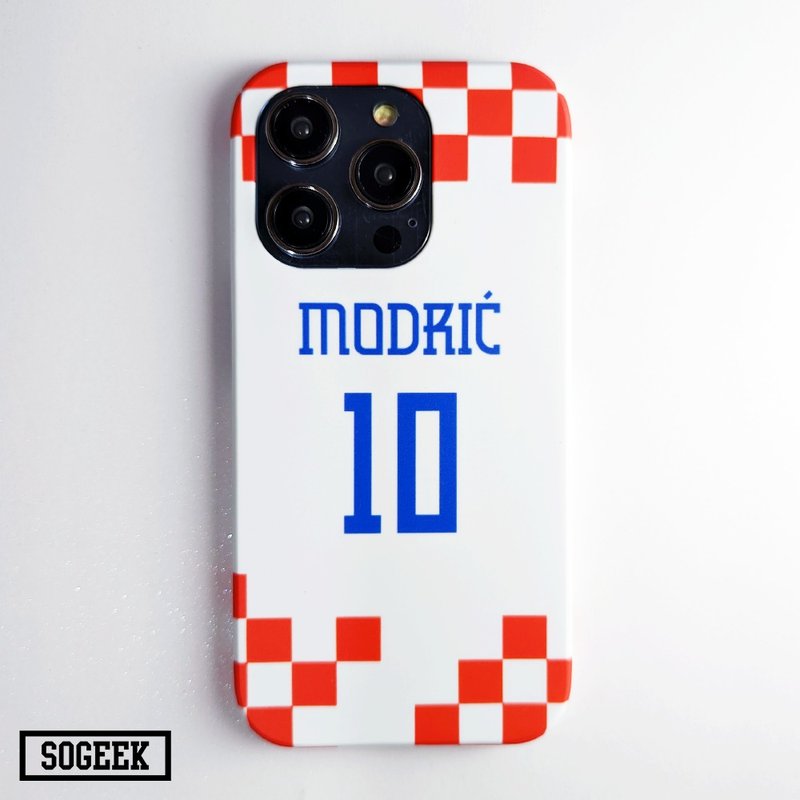 塑膠 手機殼/手機套 紅色 - SO GEEK 手機殼設計品牌 THE 2022 WORLD CUP GEEK 克羅埃西亞款