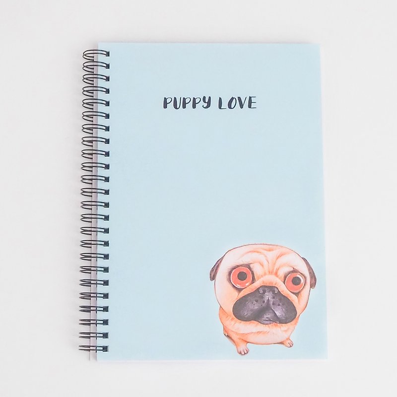A5 Coil Bag Notebook パグ POPPY LOVE - Notebooks & Journals - Paper 