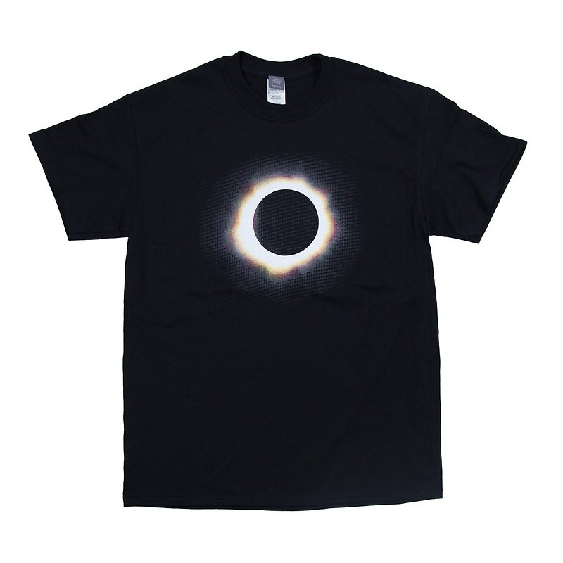 Realistic prints. Eclipse T-shirt Unisex XXL Size Tcollector - เสื้อฮู้ด - ผ้าฝ้าย/ผ้าลินิน สีดำ