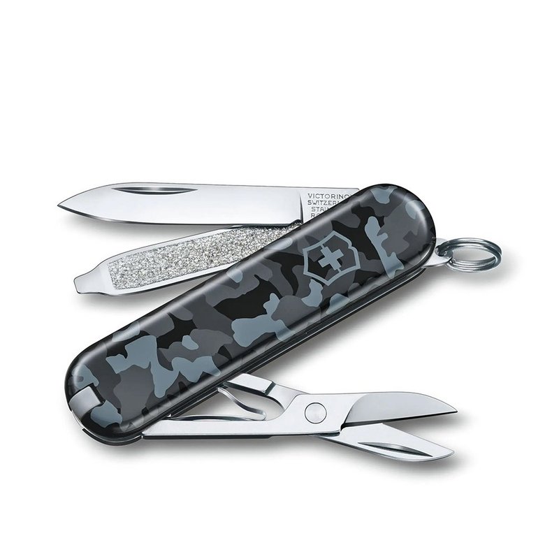 VICTORINOX Swiss Victorinox Swiss Knife 7-use 58mm Navy Camouflage 0.6223.942 - ชุดเดินป่า - สแตนเลส หลากหลายสี