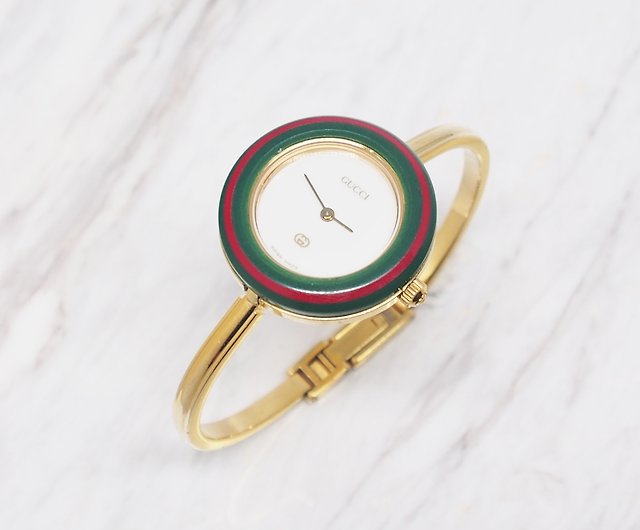 Sold at Auction Vintage 1980s Gucci Bangle Wrist Watch