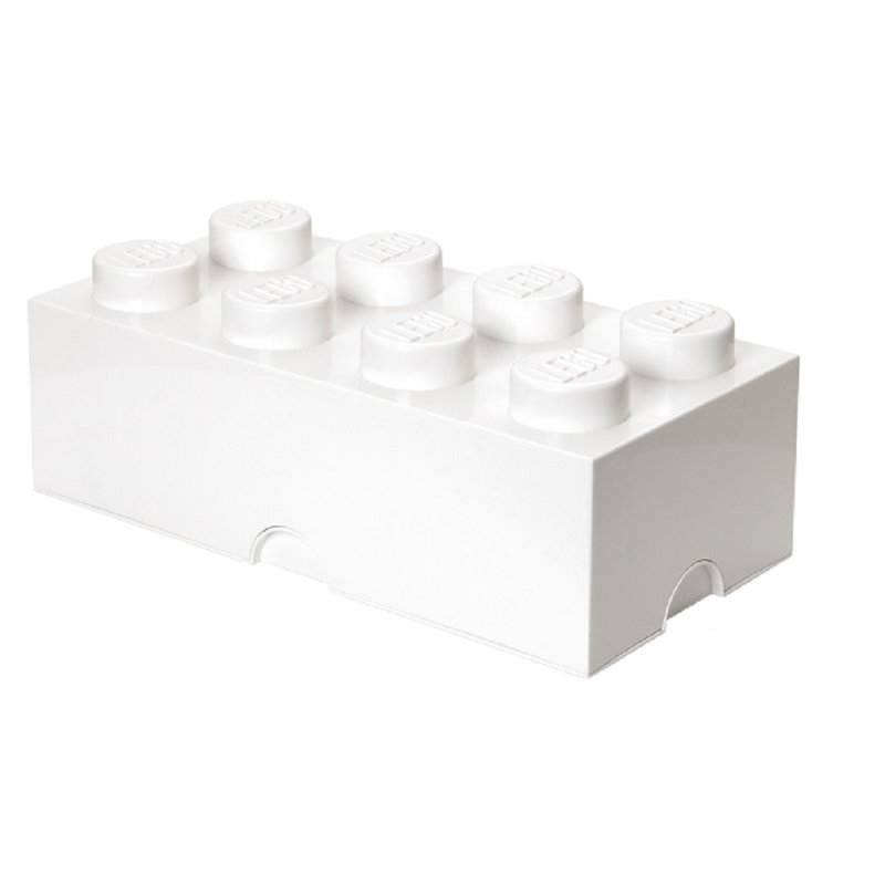 Room Copenhagen 樂高 LEGO 8凸收納盒-白色(40040635) - 居家收納/收納盒/儲物盒 - 其他材質 