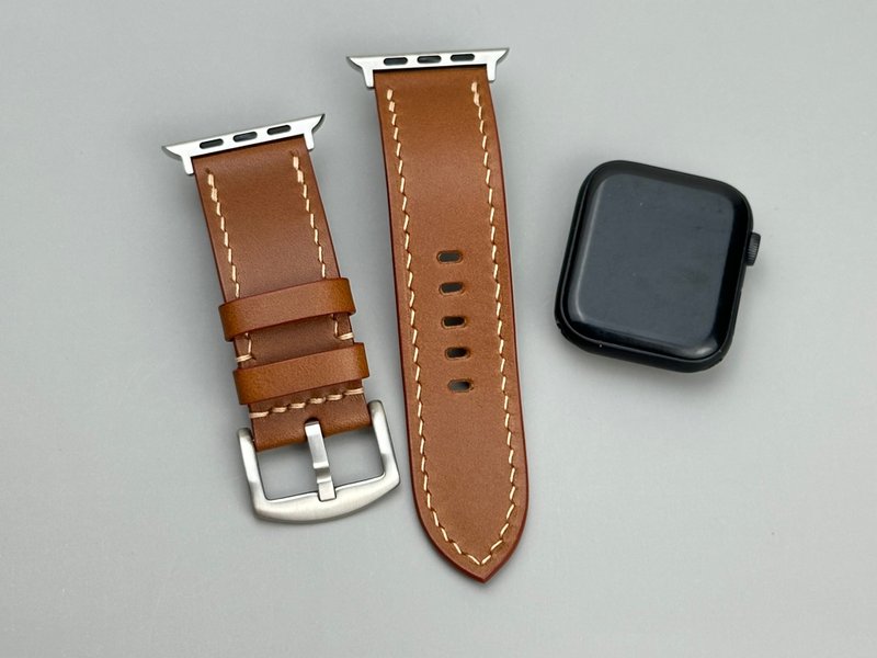 Apple Watch 錶帶 植鞣革 - 錶帶 - 真皮 