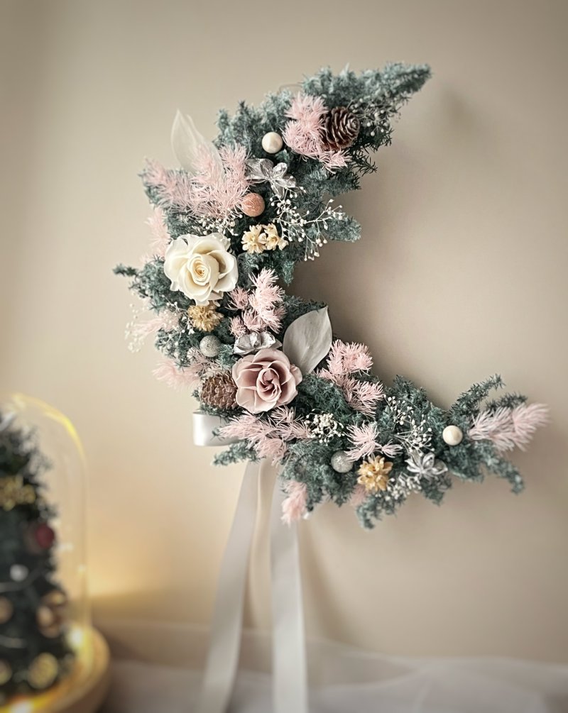 聖誕節期間限定手作課程-彎月掛飾 - 植栽/花藝 - 其他材質 