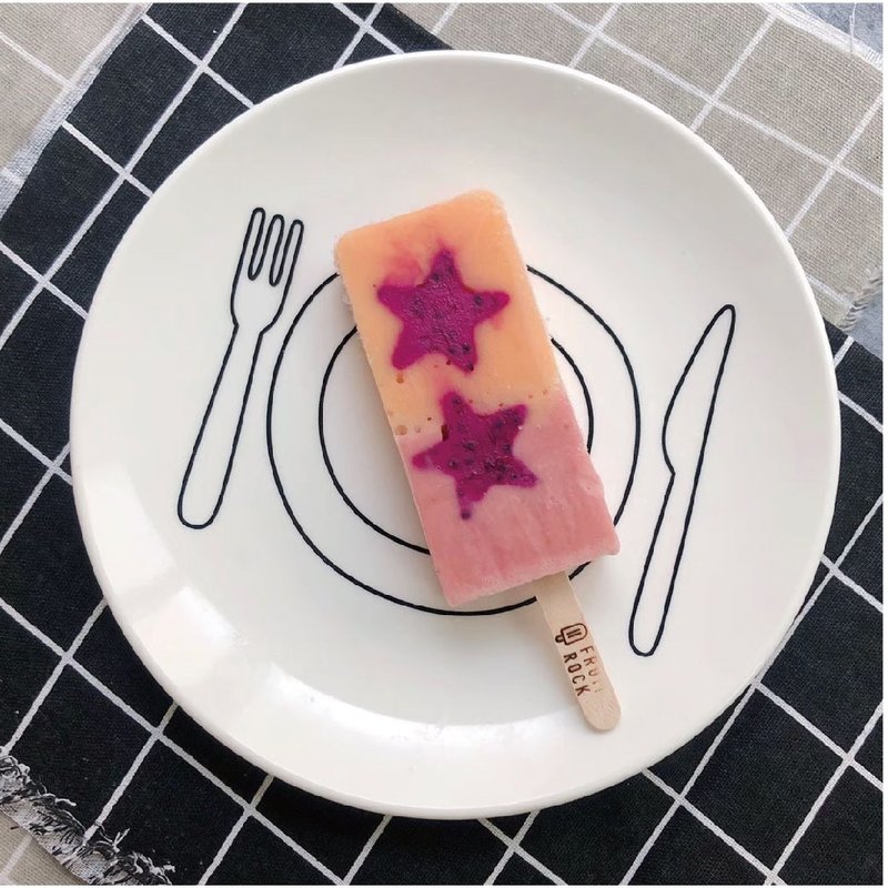 哈味草莓 - 冰淇淋/冰棒 - 新鮮食材 粉紅色