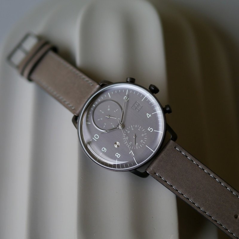 ORBIT 7162 Leather Watch (ZM7162) - Men's & Unisex Watches - Stainless Steel Gray