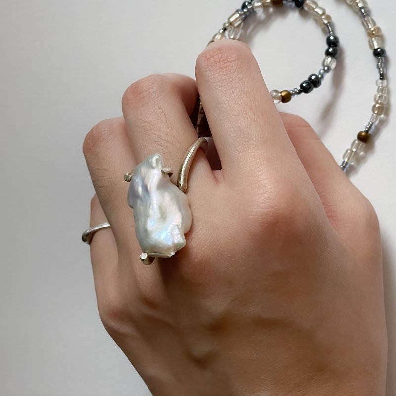 pearl ring - General Rings - Sterling Silver 