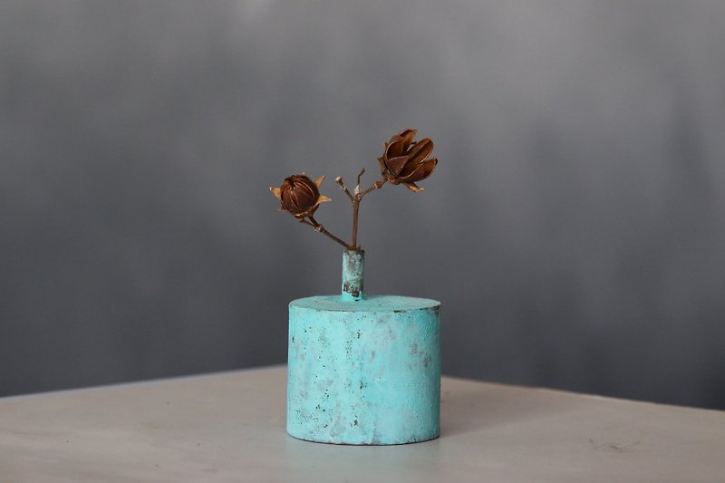 Plant Holder #08 (medium) - Pottery & Ceramics - Copper & Brass Orange