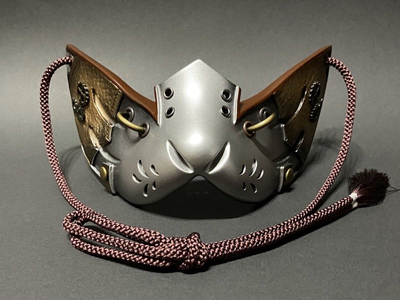 狐面 Half  Steampunk Ver,    Silver - 口罩/口罩收納套 - 塑膠 白色