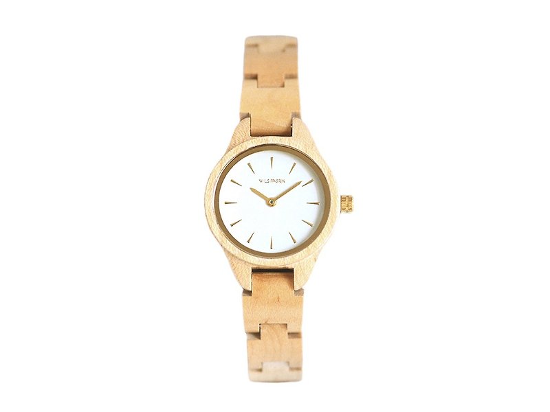 WILS FABRIK - Le Vegan - Maple Wood Watch - นาฬิกาผู้หญิง - ไม้ สีกากี