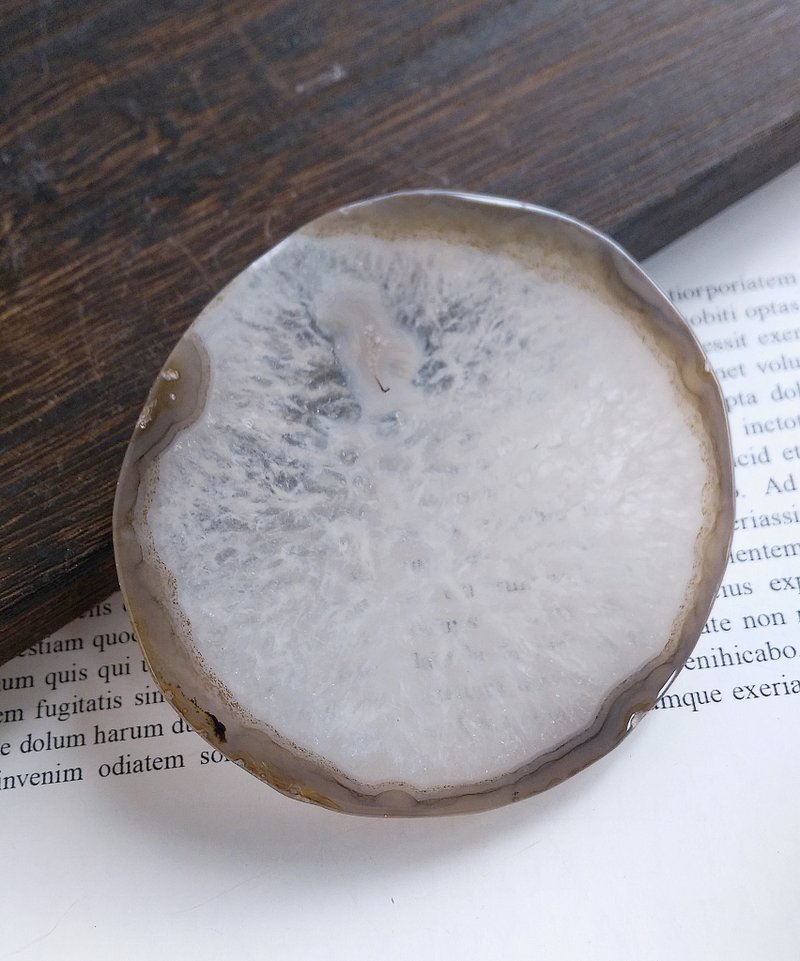 Agate 馬達加斯加產地 瑪瑙片 打磨件 擺設裝飾  擺件 天然礦石 - 擺飾/家飾品 - 其他材質 