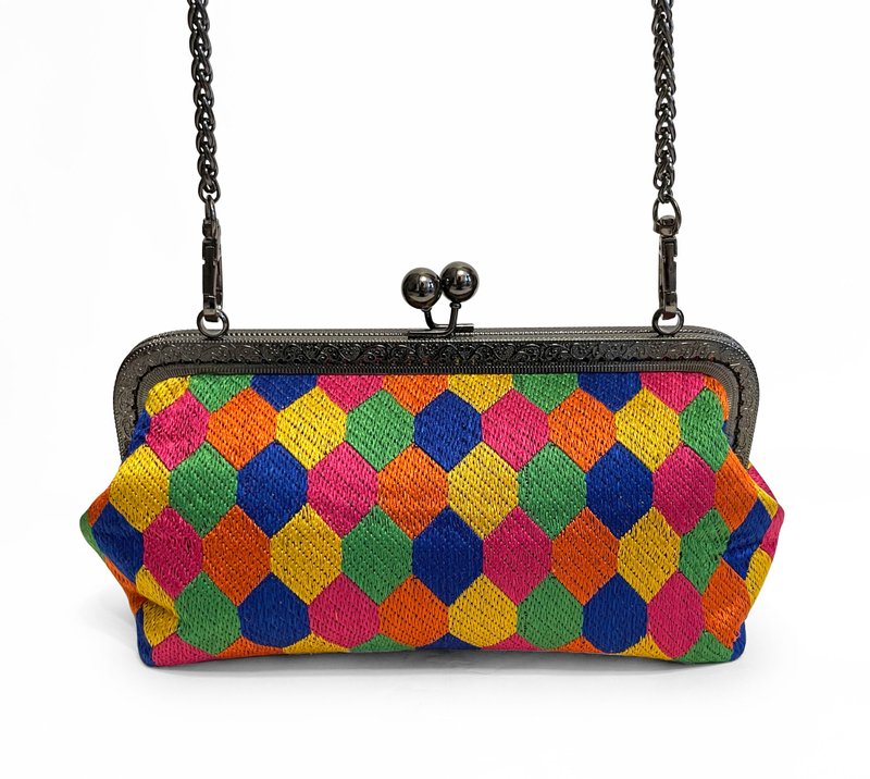 20cm Ethnic Style Oblique Bag - กระเป๋าแมสเซนเจอร์ - วัสดุอื่นๆ หลากหลายสี