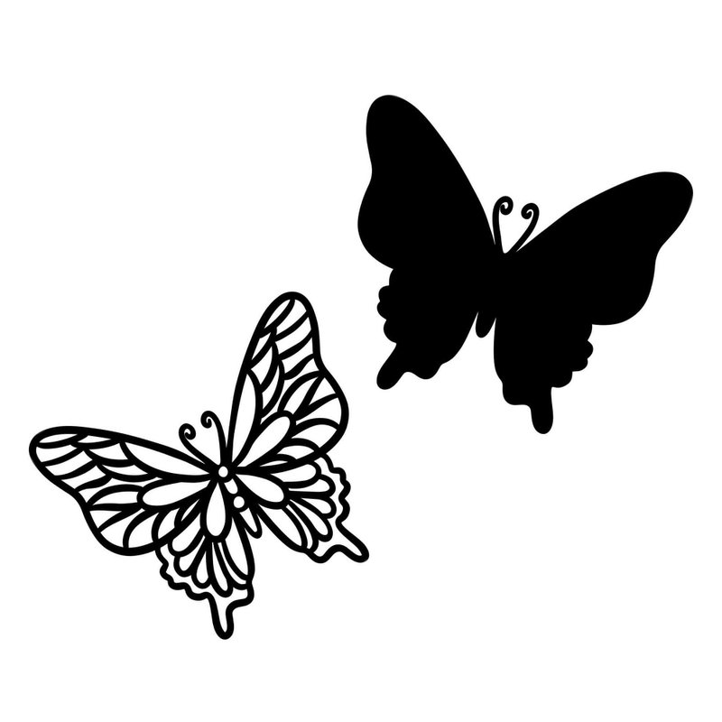 Butterfly svg, butterfly template, butterfly pdf, butterfly png, butterfly, SVG - 圖文模板設計 - 其他材質 