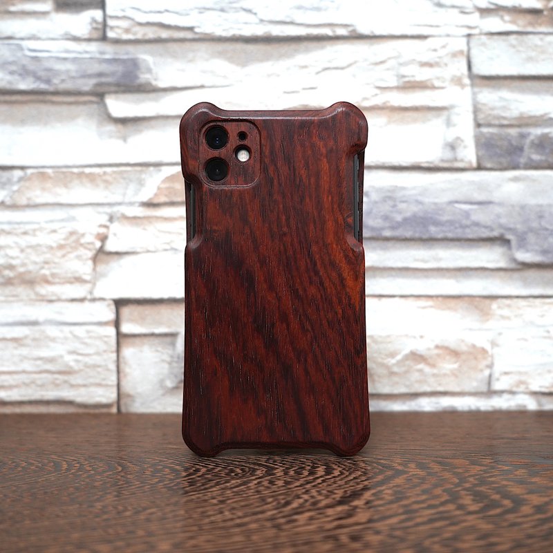 iPhone 11系列 木殼 花梨木 - 手機殼/手機套 - 木頭 紅色