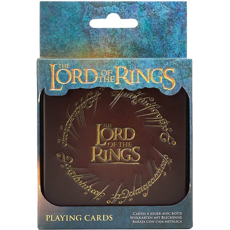 【魔戒】精美收藏鐵盒撲克牌/THE LORD OF THE RINGS - 桌遊/卡牌 - 其他材質 多色