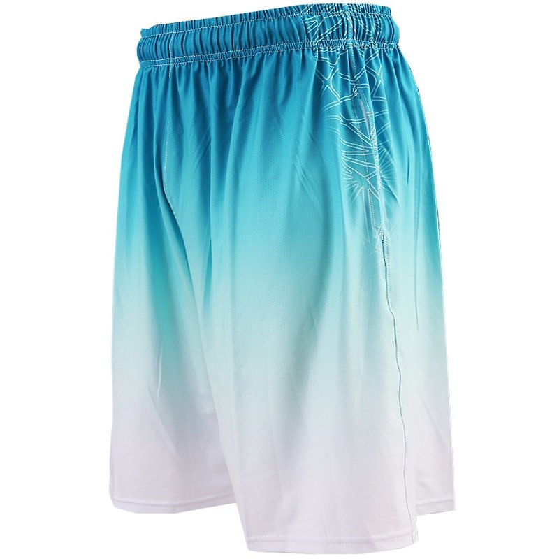 ✛ tools ✛ gradient up sublimation basketball # blue # basketball pants - Men's Pants - Polyester Blue