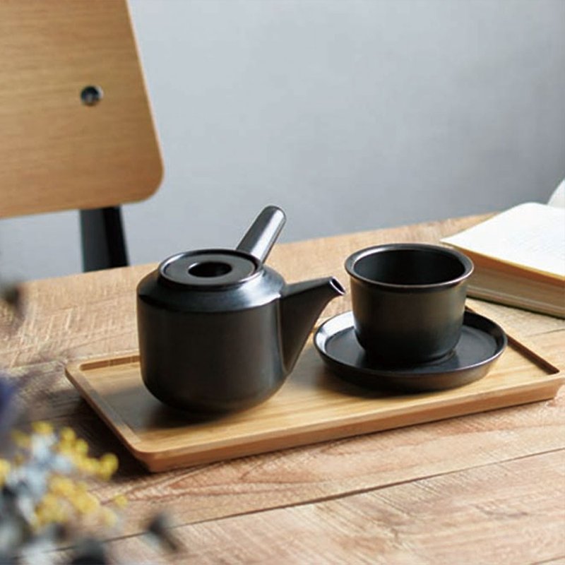 Japan KINTO LT urgent need pot 300ml / 2 colors - Teapots & Teacups - Porcelain Black