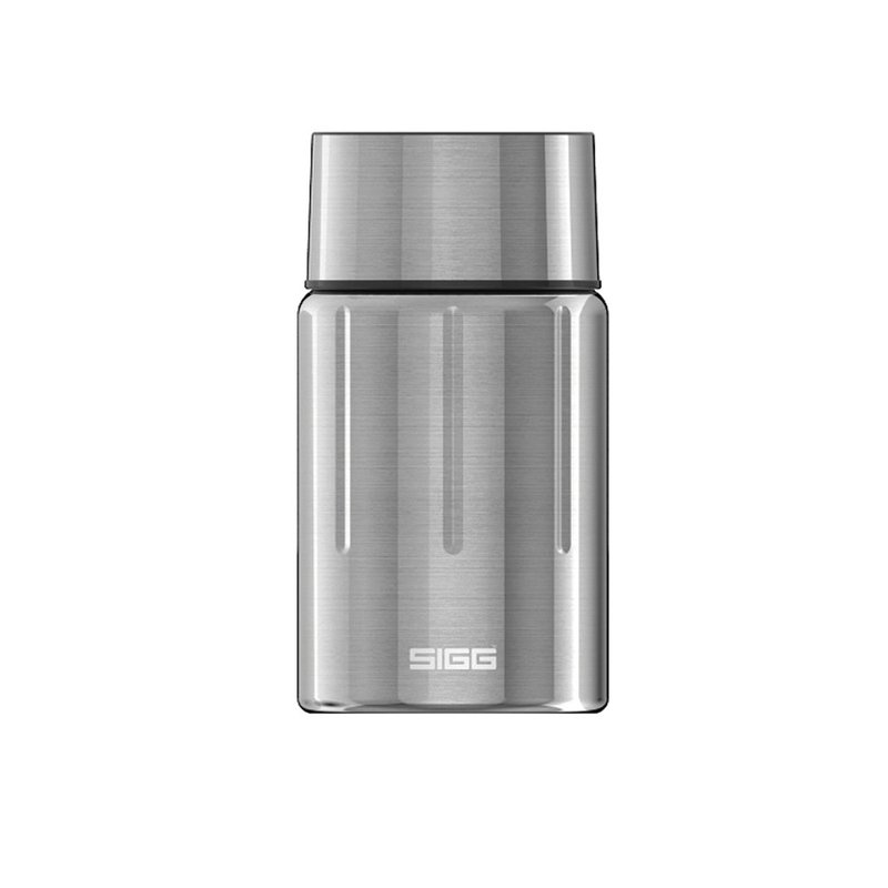 瑞士百年SIGG晶燦不鏽鋼悶燒罐(附匙)/保溫罐 750ml - 霧鋼銀 - 保溫瓶/保溫杯 - 不鏽鋼 銀色