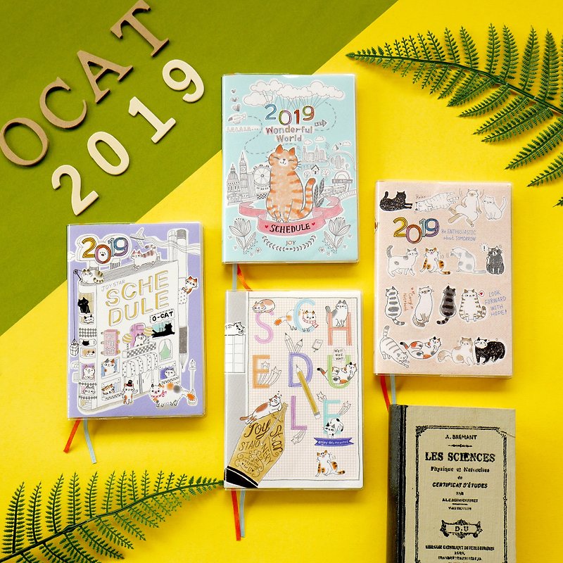 2019 O-Cat 32K 彩色 年度手冊 - 筆記本/手帳 - 紙 