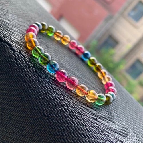 Kaya◆マルチカラートルマリンブレスレット✧14kgf Kaya様専用◇マルチカラートルマリンブレスレット✧14kgf Kaya◇マルチ