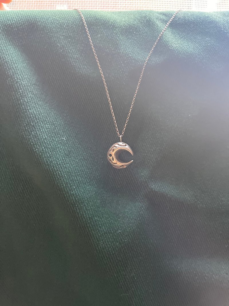 The moon light is like your smile. - Necklaces - Sterling Silver Silver