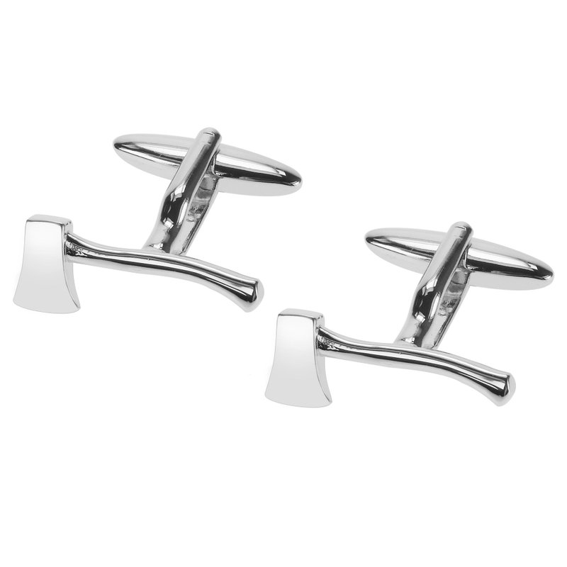 Ax Cufflinks - Cuff Links - Other Metals Silver