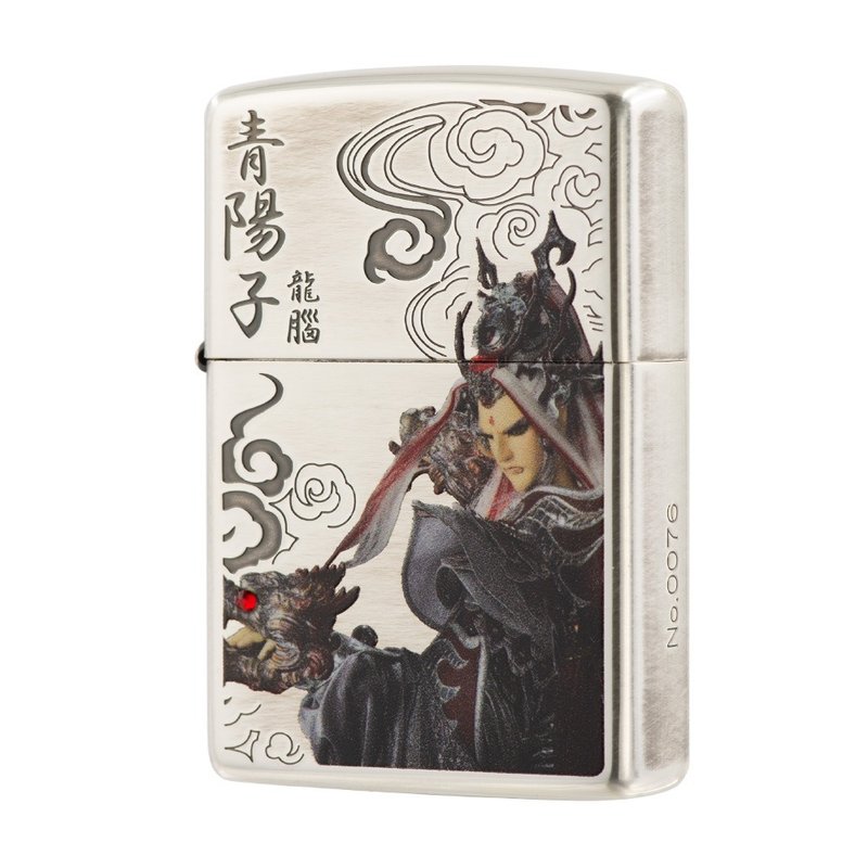【ZIPPO官方旗艦店】台灣獨家聯名款 青陽子-龍腦防風打火機 - 其他 - 銅/黃銅 銀色