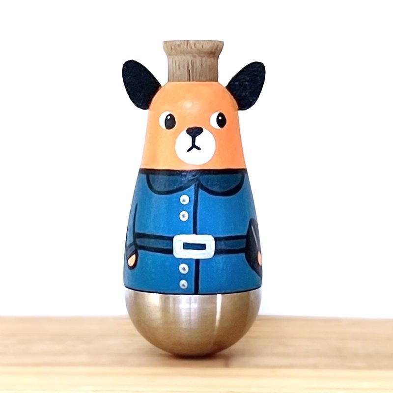 Wen Sendi – Fox Detective Kazoo KAZOO doll - กีตาร์เครื่องดนตรี - ไม้ หลากหลายสี