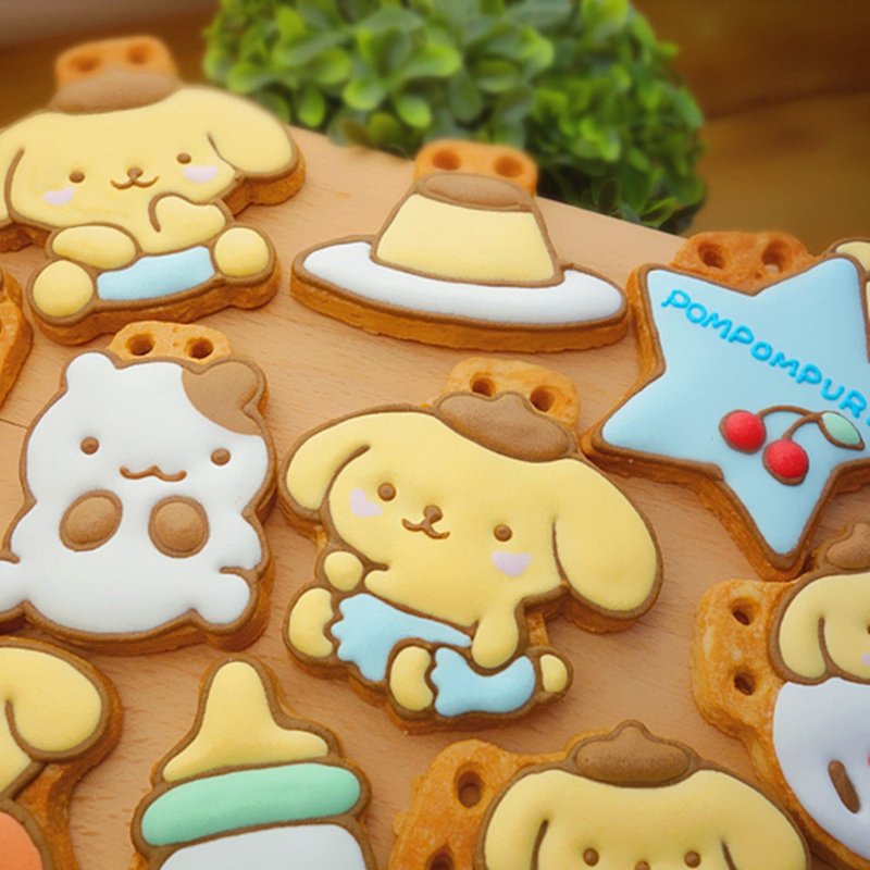 【Pinkoi x Sanrio】Genuine/pudding dog/saliva collection biscuits/baby 4-month-old saliva collection/customized - Handmade Cookies - Other Materials 