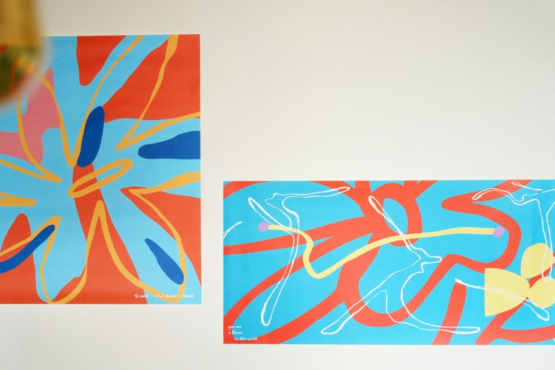 【Sound Blooms】海報 - 壁貼/牆壁裝飾 - 紙 多色